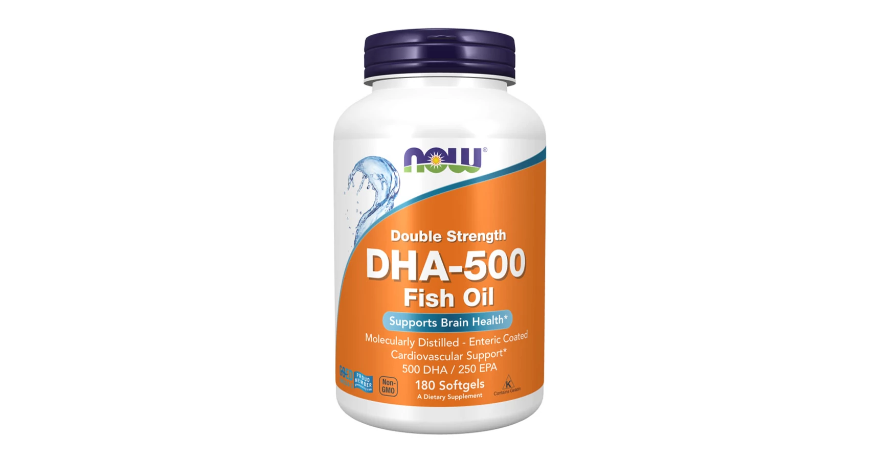 NOW Now DHA-500, Double Strength - 180 Softgels - Greenpatika ...