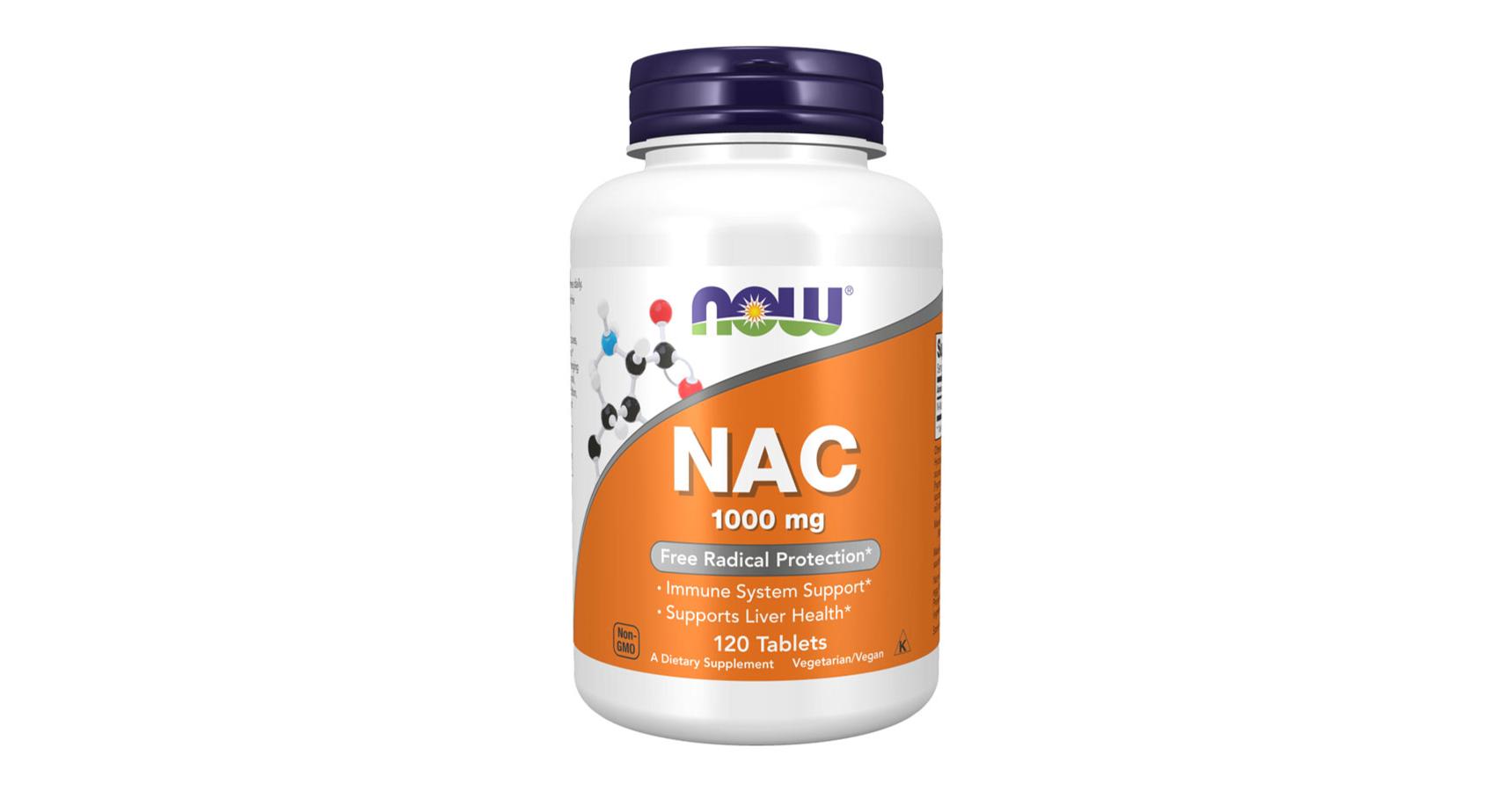 NOW Now NAC 1000 mg - 120 tabletta - Greenpatika étrendkiegészítő webáruház