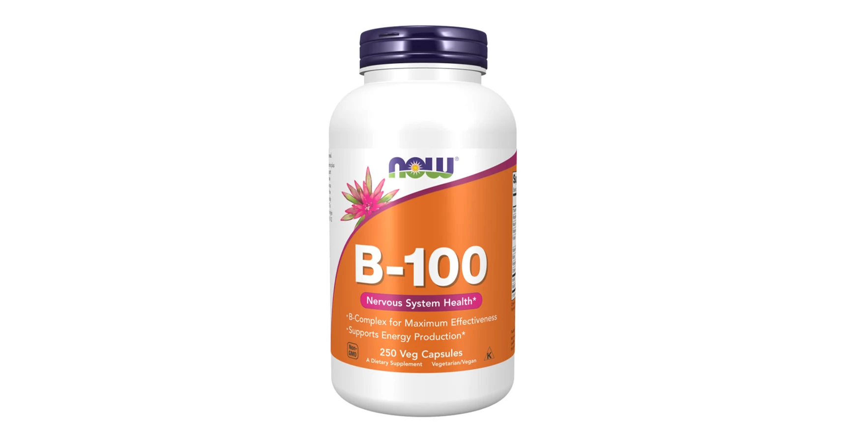 NOW Now B-100 - 250 Veg Capsules - Greenpatika étrendkiegészítő webáruház