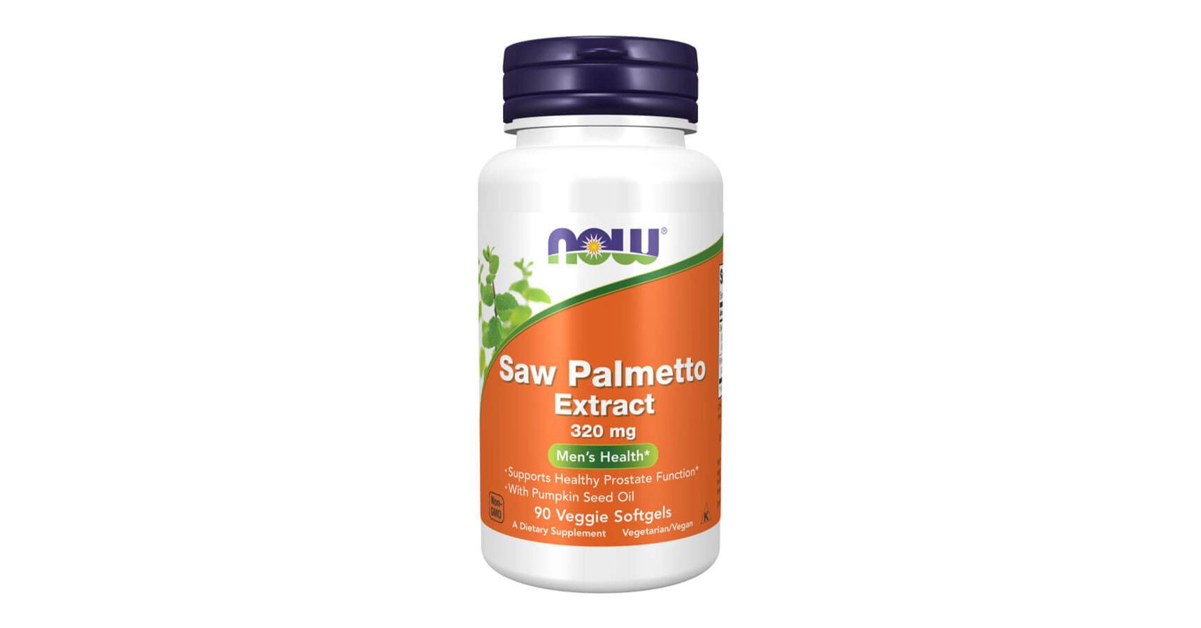 NOW Now Saw Palmetto Extract 320 mg - 90 Veggie Softgels - Greenpatika ...