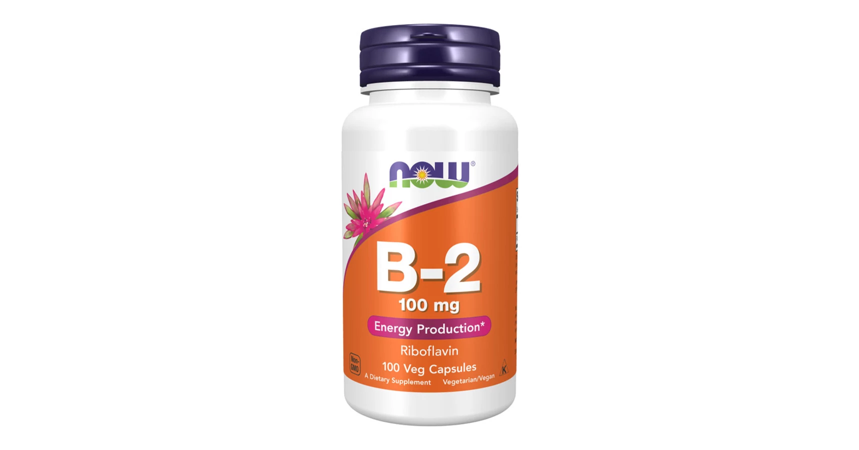 NOW Now B-2 (Riboflavin) 100 mg - 100 Veg Capsules - Greenpatika ...