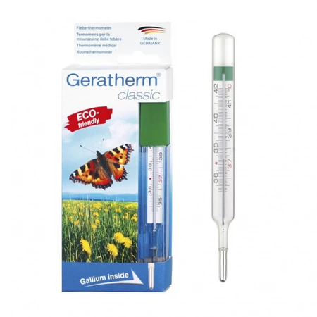 Lázmérő lerázóval / Higanymentes / Geratherm