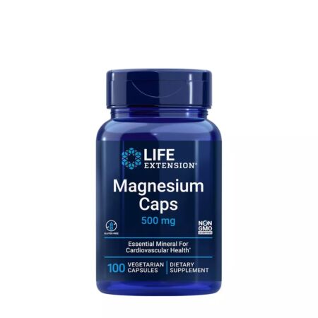 Life Extension Magnesium Caps 500 mg (100 veg kapszula) Magnézium Kapszula
