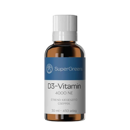 SuperGreens D3-vitamin cseppek 4000 NE 30 ml