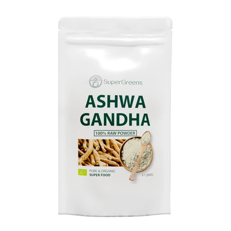 SuperGreens Bio Ashwagandha por 200 g