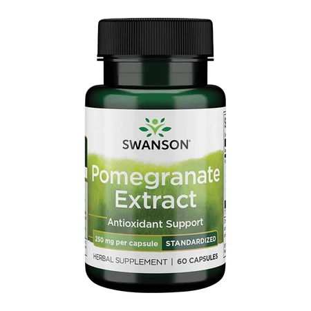 Swanson Pomegranate Extract 250 mg - 60 Capsules - KÖZELI LEJÁRAT (2025.10.31)