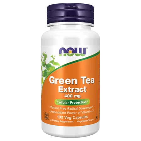 Now Green Tea Extract 400 mg - 100 Veg Capsules