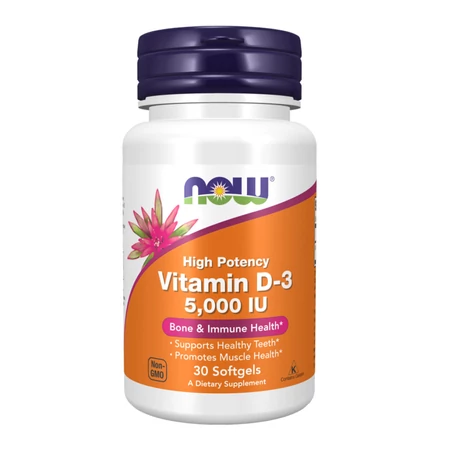 Now D3 5000 IU - 30 softgels