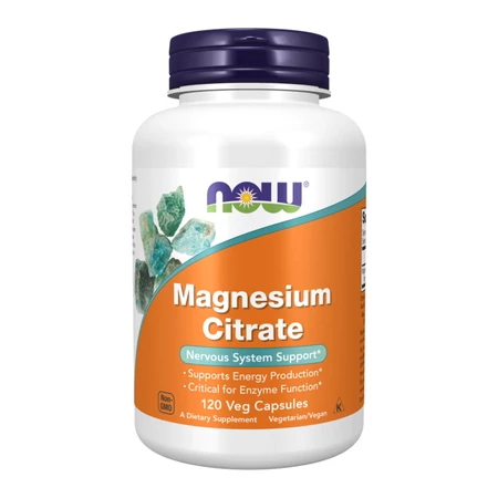 Now Magnesium Citrate 400 mg - 240 Veg Capsules