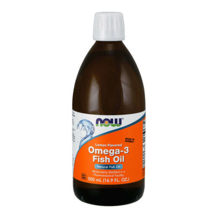 Now Omega-3 Fish Oil, Lemon 500 ml