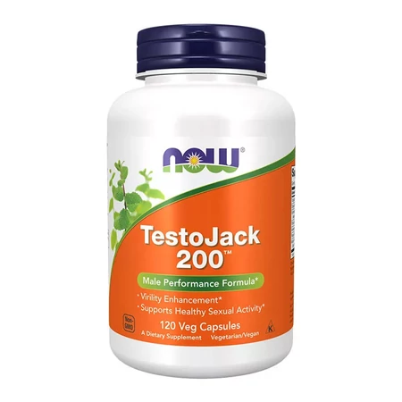 Now TestoJack 200™ - 120 Veg Capsules