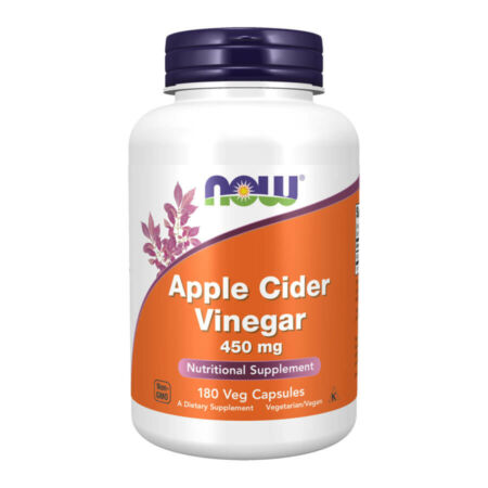 Now Apple Cider Vinegar 450 mg - 180 Veg Capsules