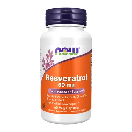 Now Resveratrol 50mg - 60 Vcaps