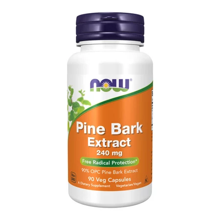 Now Pine Bark Extract 240 mg - 90 Veg Capsules