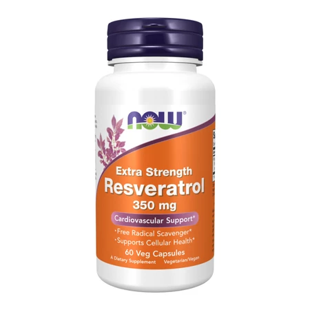Now Resveratrol Extra Strength 350 mg - 60 Veg Capsules