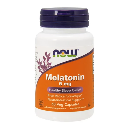 Now Melatonin 5 mg - 60 Capsules