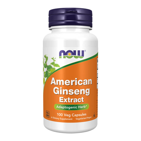 Now American Ginseng 500 mg - 100 Veg Capsules