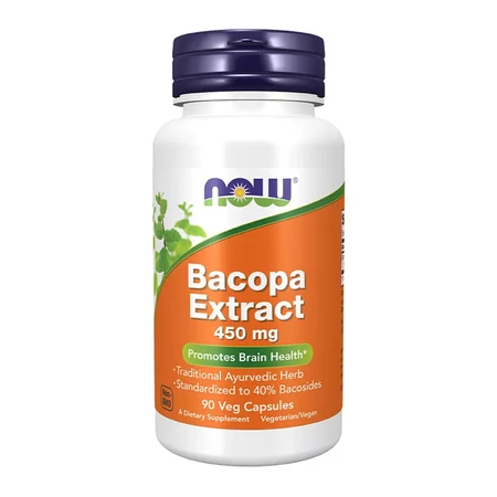 Now Bacopa Extract 450 mg - 90 Veg Capsules