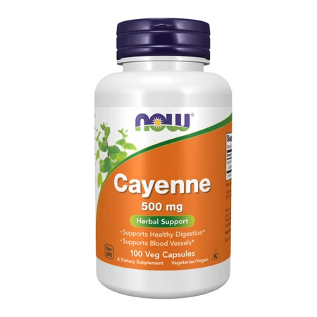 Now Cayenne 500 mg - 100 Veg Capsules
