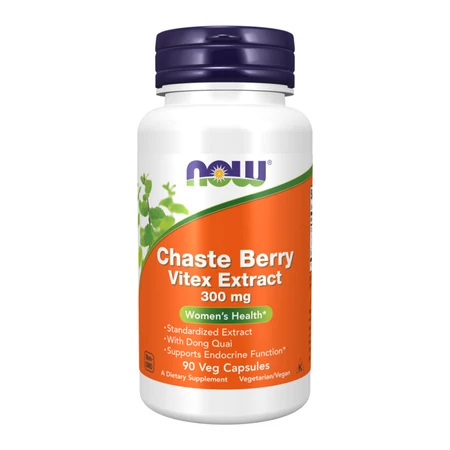 Now Chaste Berry Extract  300 mg - 90 Veg capsules