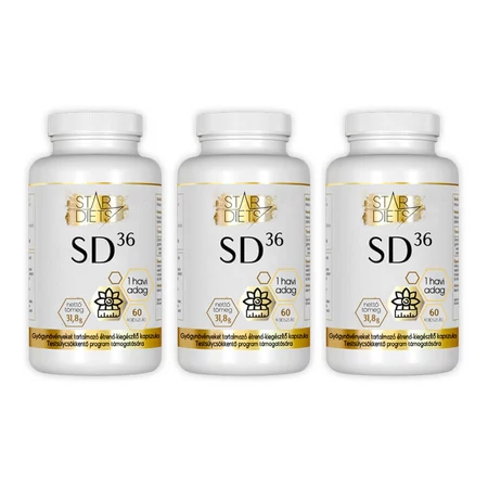 SD36 Étrend-kiegészítő kapszula 3x60 db INGYENES kiszállítással