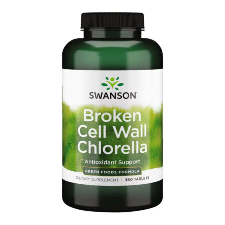 Swanson Broken Cell Wall Chlorella 500 mg - 360 Tablets