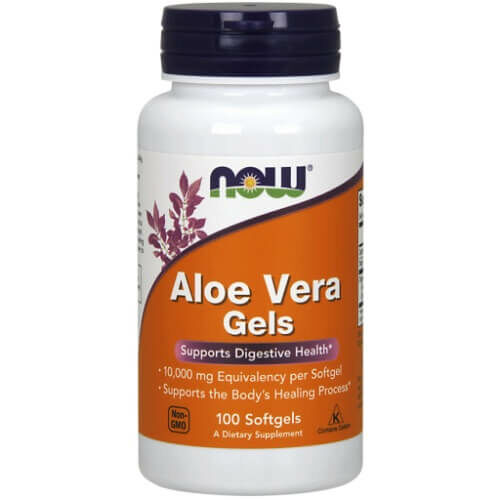NOW Aloe Vera 10,000 mg 100 db. Lágy zselatin kapszula