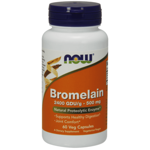 Now Bromelain 500 mg - 60 Veg Capsules