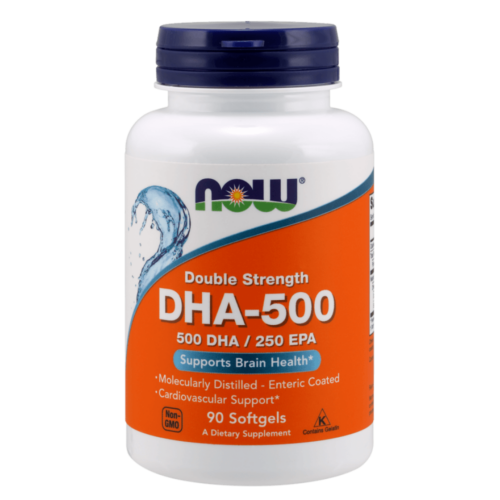Now DHA-500, Double Strength 90 Softgels