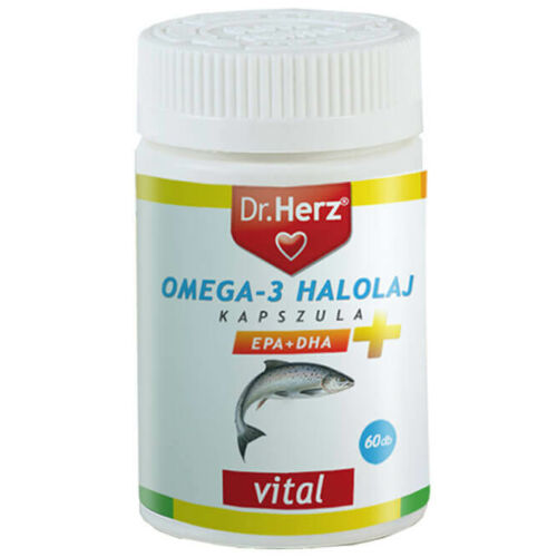 Dr. Herz Omega-3 Halolaj 1000mg 60db lágyzselatin kapszula