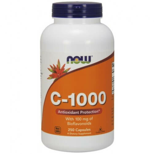 NOW C-Vitamin 1000 mg. Sustained Release 250 kapszula