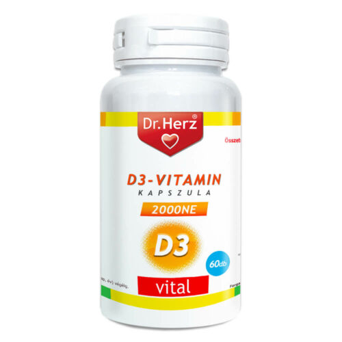 Dr. Herz D3-vitamin 2000NE 60db kapszula