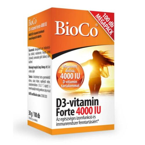 BioCo D3-vitamin forte 4000 IU 100 db