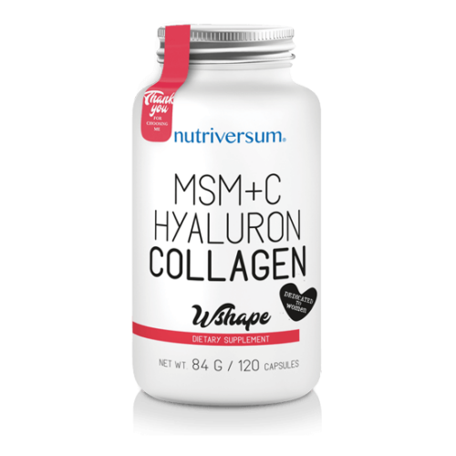 Nutriversum MSM+C Hyaluron Collagen - 120 kapszula - WSHAPE