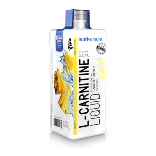 Nutriversum FLOW L-Carnitine 3000 mg ananász 500 ml