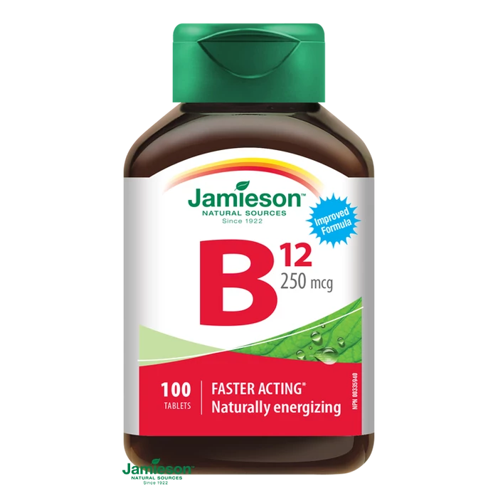 Jamieson B12-vitamin tbl. 100x