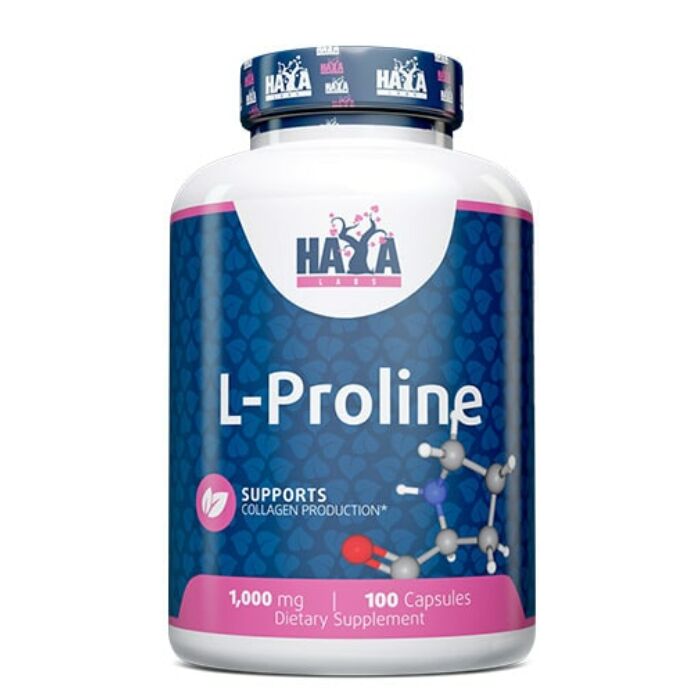 Haya Labs - L-Proline 1000mg - 100caps