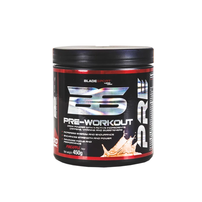 Blade Pre-Workout Pro Series (edzés előtti készítmény, 450 g) Ananász (Lejárat: 2025.02.27.)
