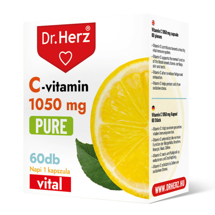 Dr. Herz C-vitamin 1050 mg PURE