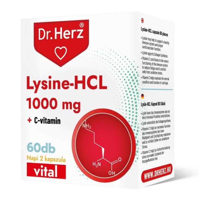 Dr. Herz Lysine-Hcl + C-Vitamin