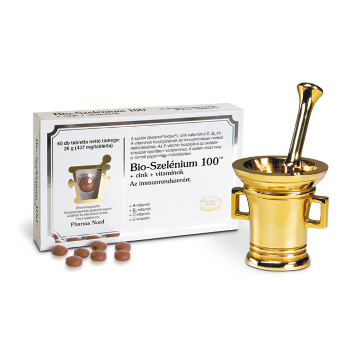 Pharma Nord-Bio-Szelénium 100 +cink+vitaminok 60X