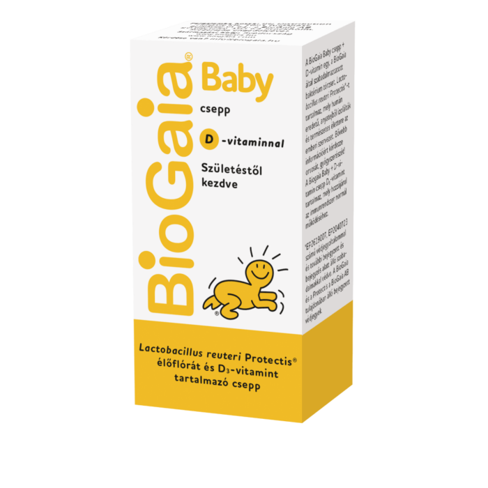 BioGaia Baby + D-vitamin étrendkiegészítő csepp