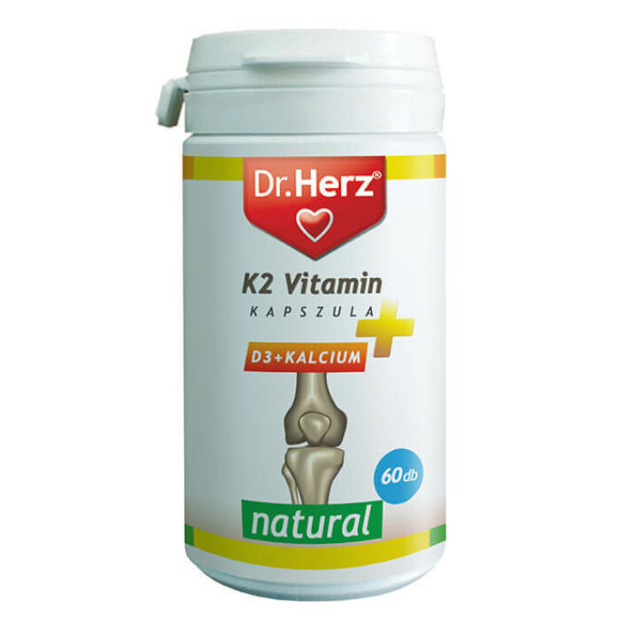 Dr. Herz K2-vitamin + D3 + Kalcium kapszula