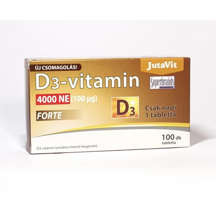 JutaVit D3-vitamin 4000NE (100µg) tabletta 100 db