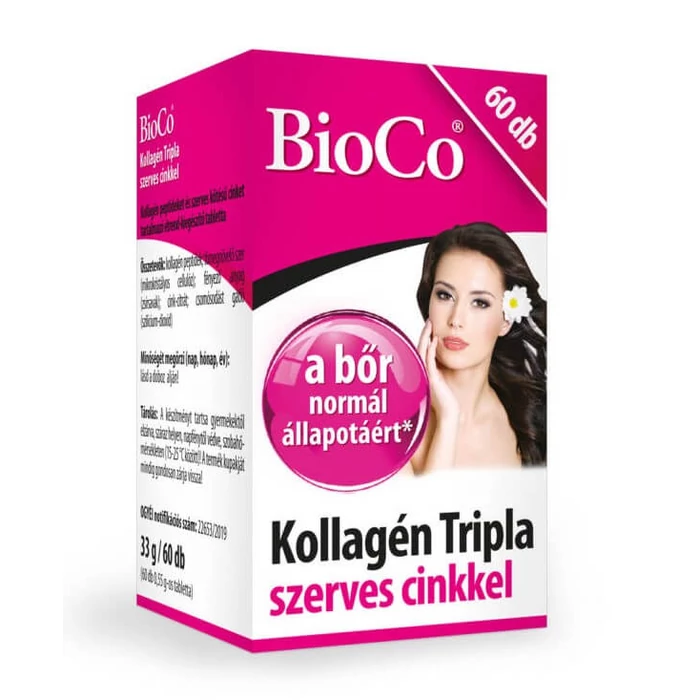 BioCo Kollagén Tripla Szerves Cinkkel