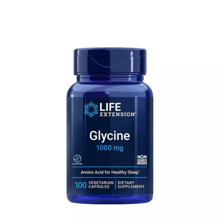 Life Extension Glycine Glicin 1000 mg. Kapszula  (100 veg kapszula)