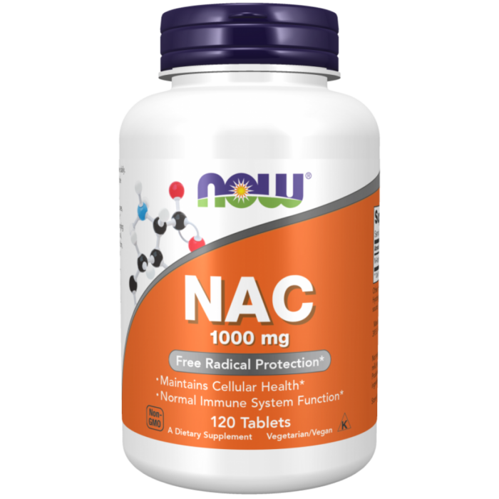 Now NAC N-Acetyl-Cysteine 1000 mg