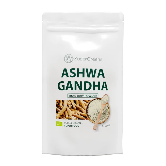 SuperGreens Bio Ashwagandha por 200 g