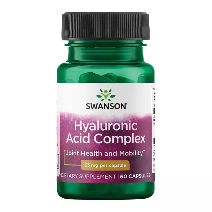 Swanson Hyaluronic Acid Complex 33 mg - 60 Capsules