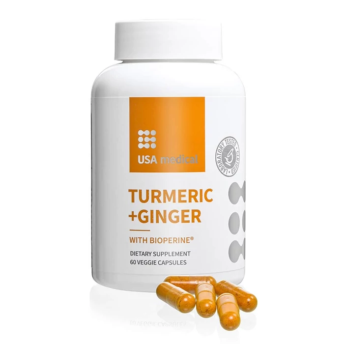 USA medical turmeric+ginger kapszula 60 db